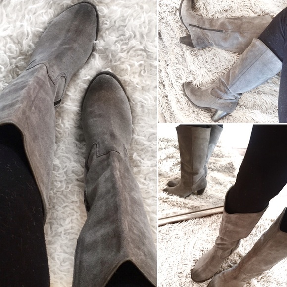 Bronx Shoes - Bronx Distressed Grey Leather Boots